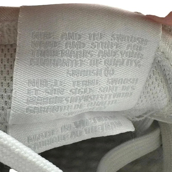 Nike Air Force 1 Low React Triple White Sneakers size 4Y custom design womens 6 - Picture 10 of 13